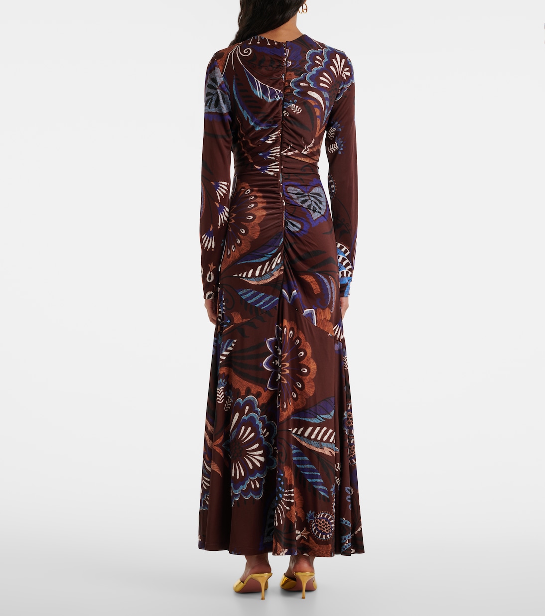 Delicate Garden ruched maxi dress | Farm Rio
