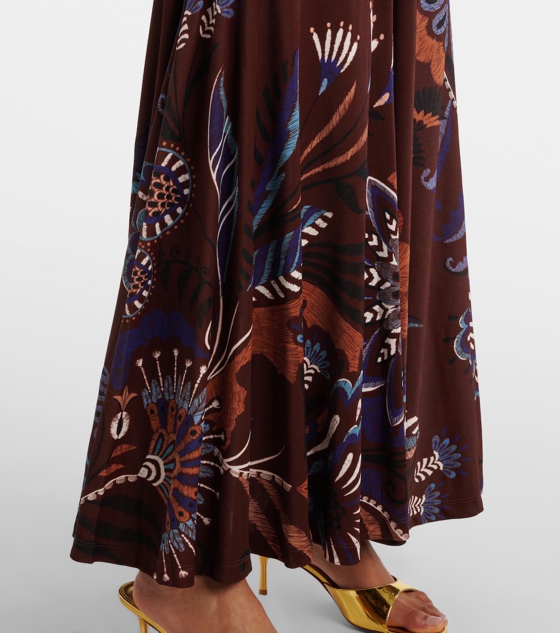 Delicate Garden ruched maxi dress | Farm Rio
