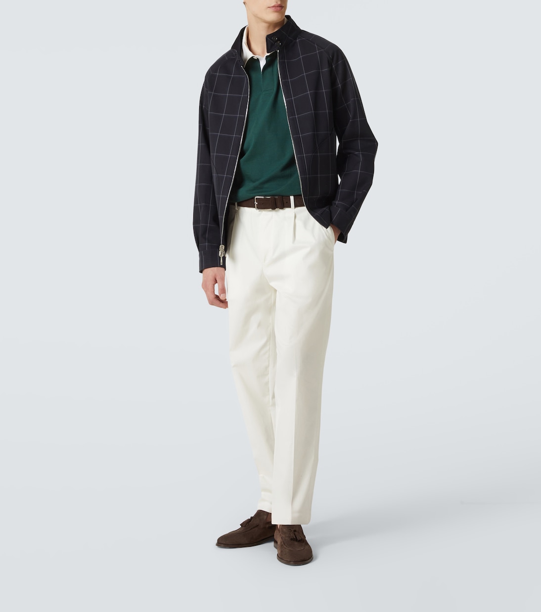 Polo de algodón y cachemir con AD Cypher | Dunhill