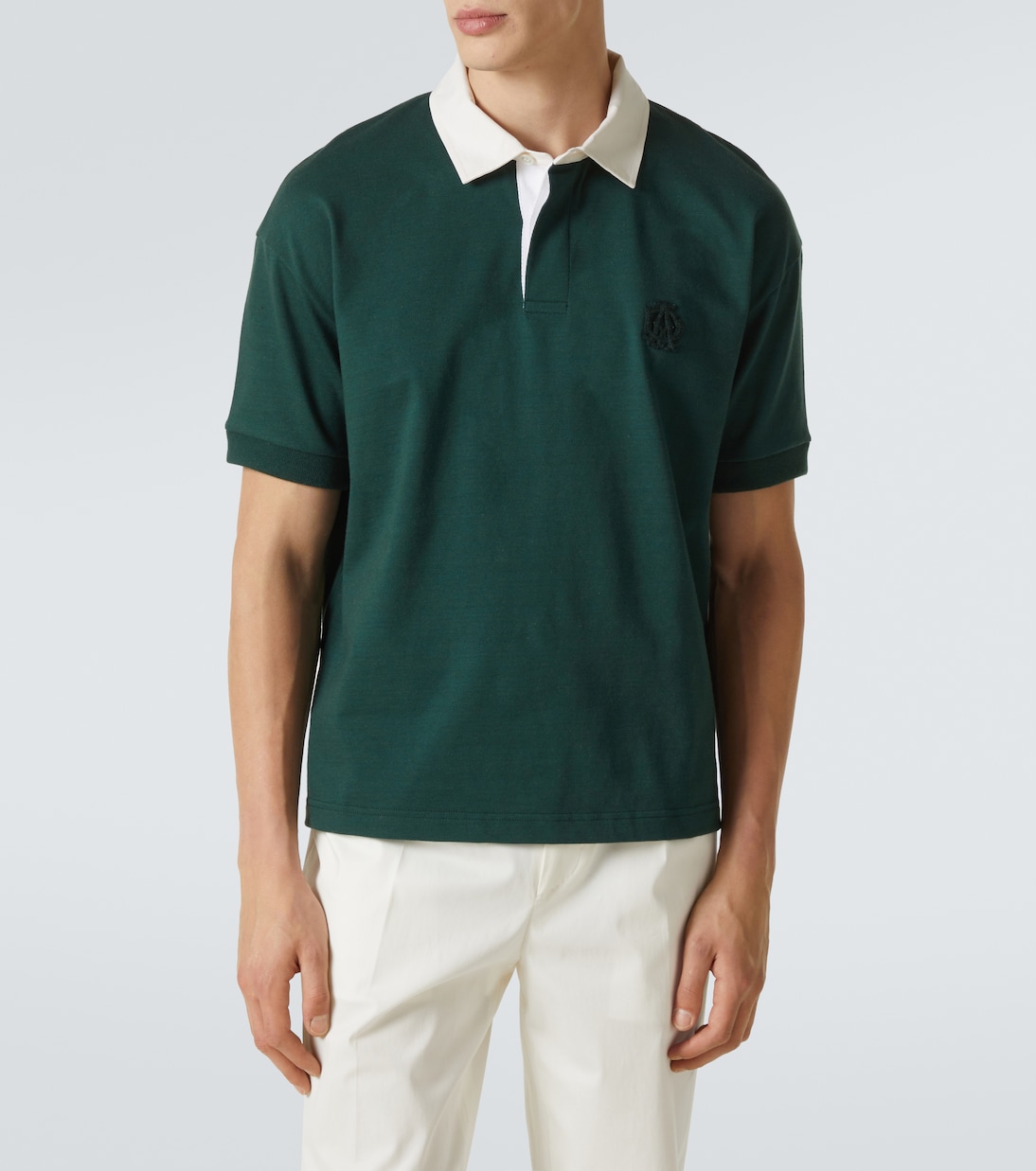Polo de algodón y cachemir con AD Cypher | Dunhill
