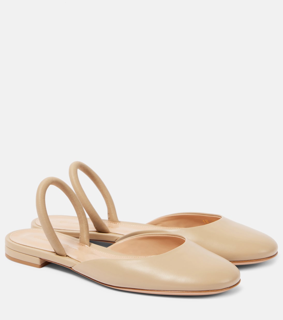 Slingback-Ballerinas aus Leder | Gianvito Rossi