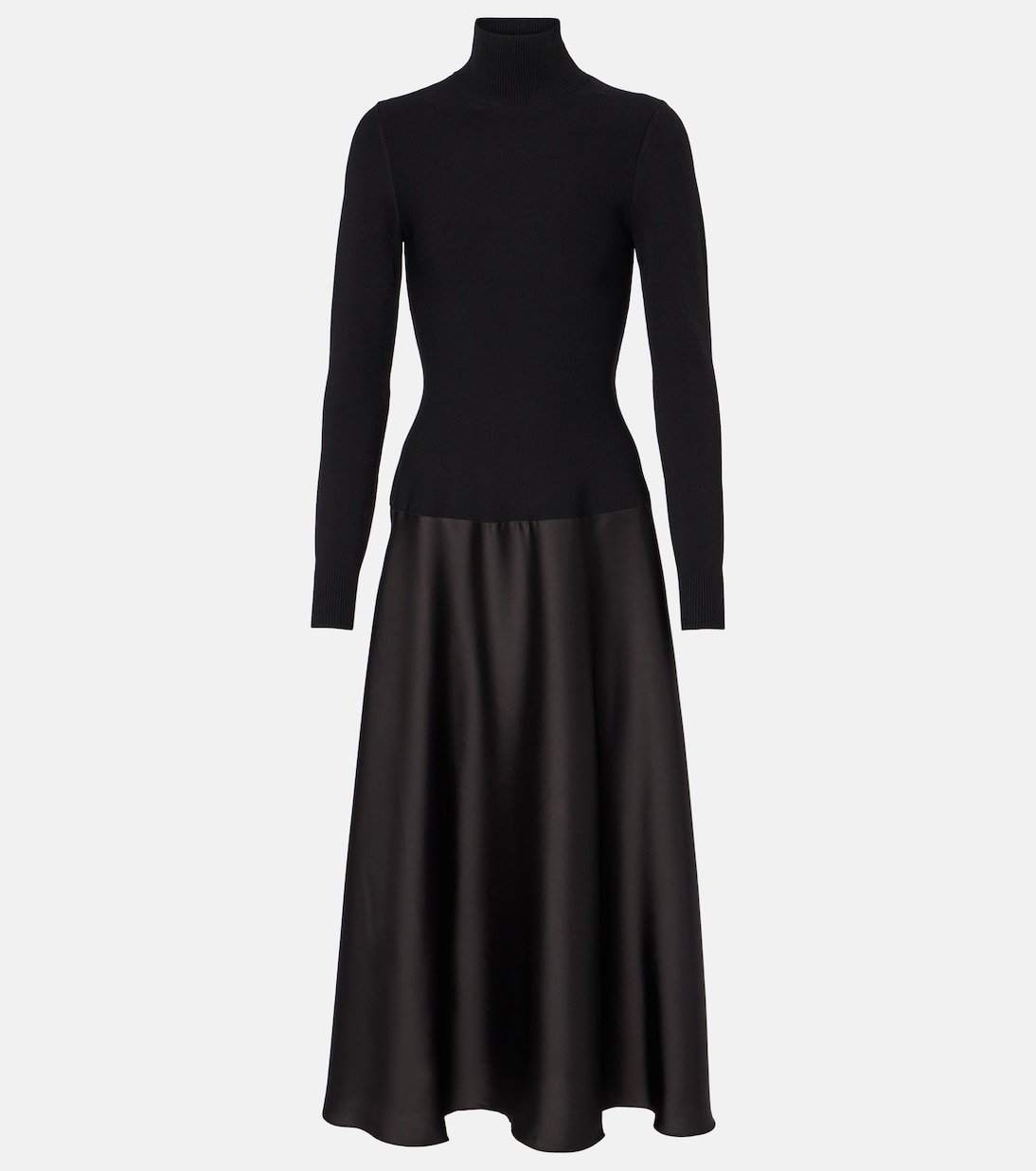 Abito midi Frances in maglia e raso | Simkhai