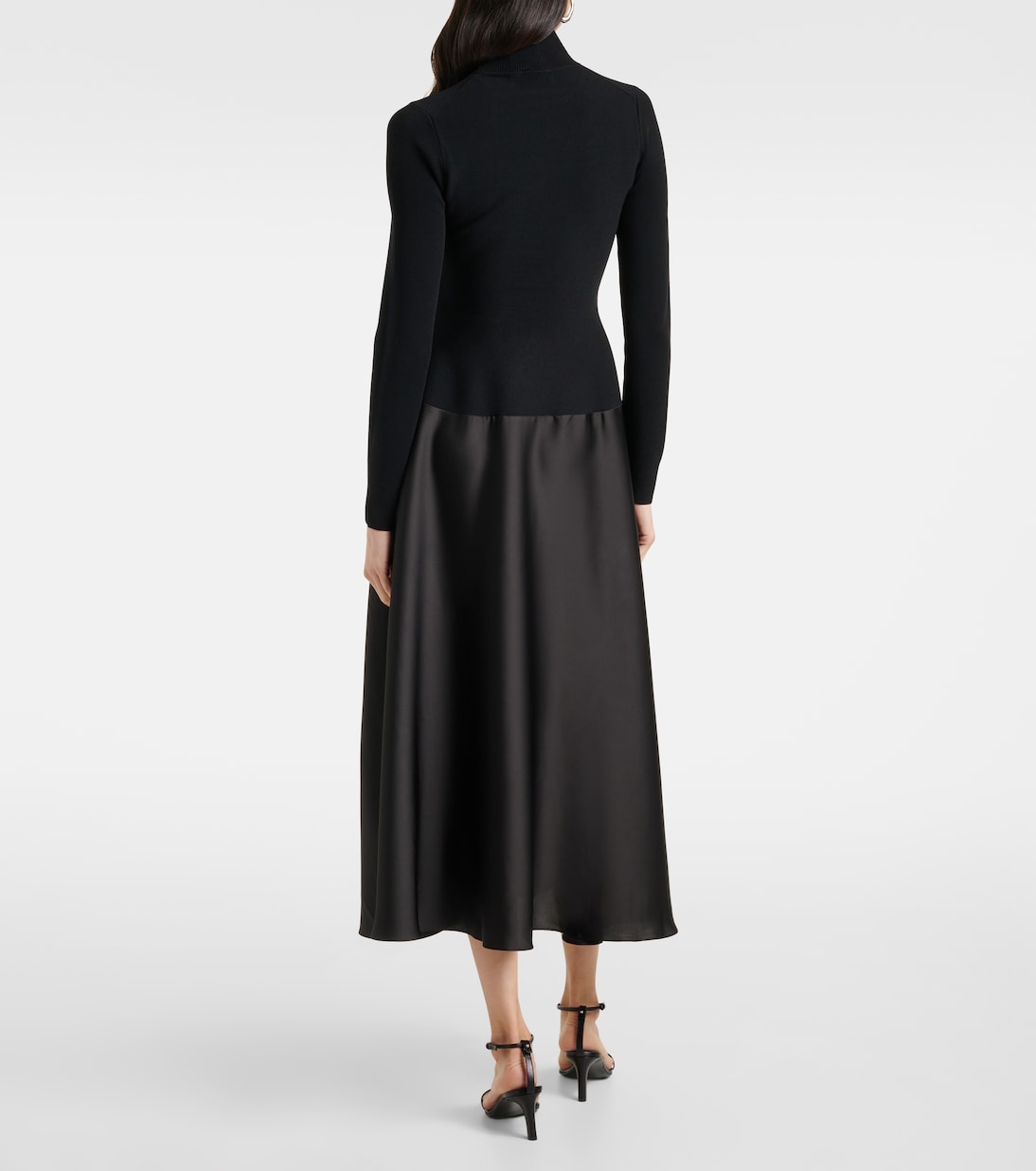 Abito midi Frances in maglia e raso | Simkhai