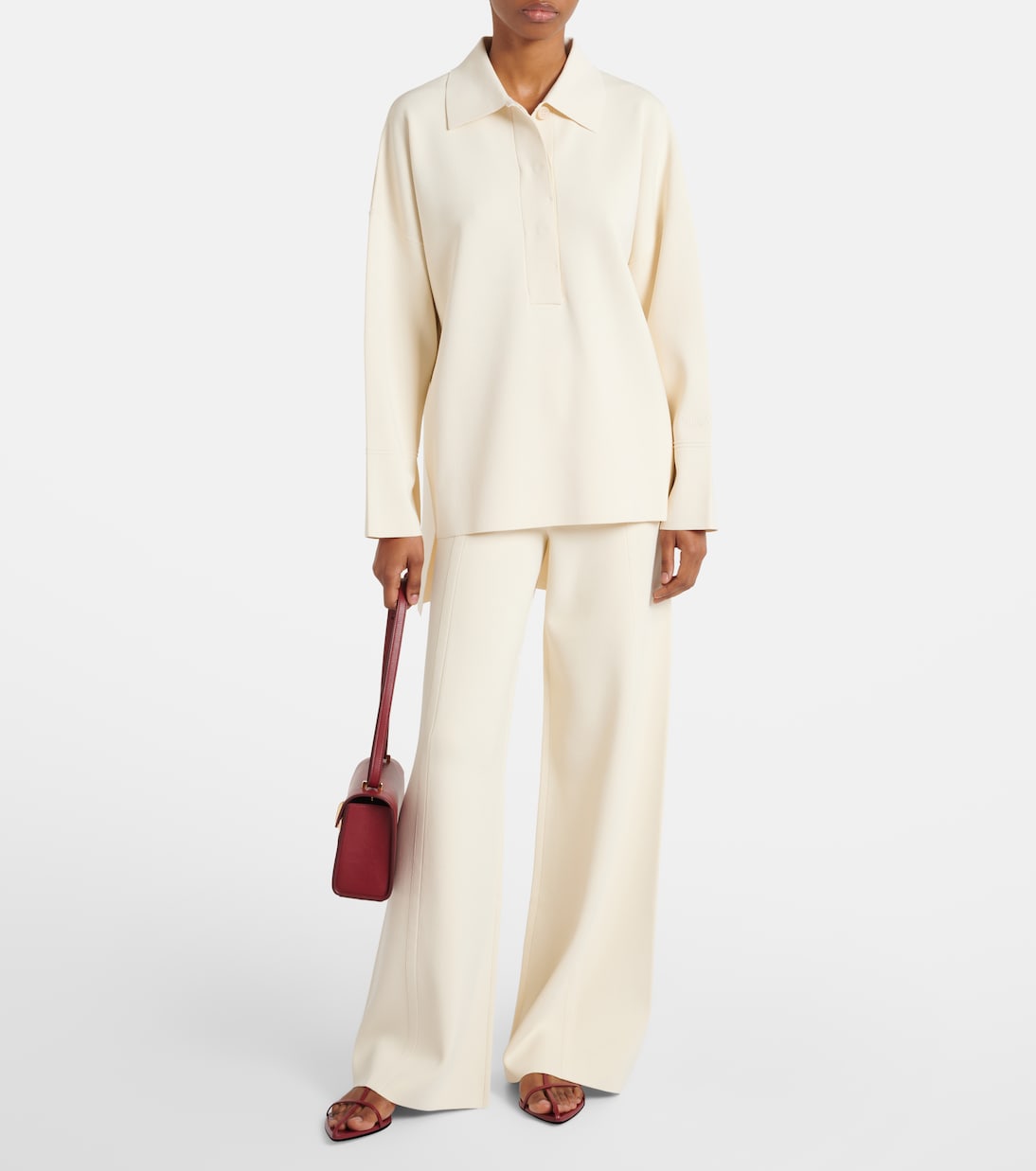 Pantaloni a gamba larga Assiro in crêpe | Max Mara