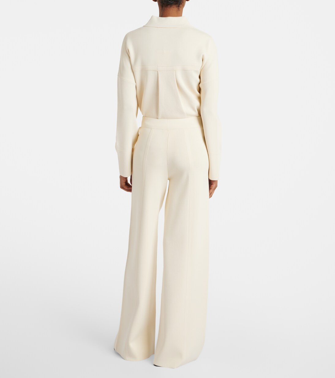 Pantaloni a gamba larga Assiro in crêpe | Max Mara