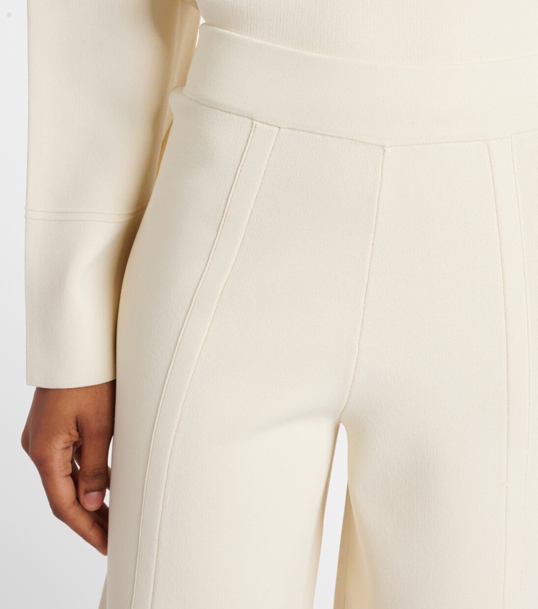 Pantaloni a gamba larga Assiro in crêpe | Max Mara