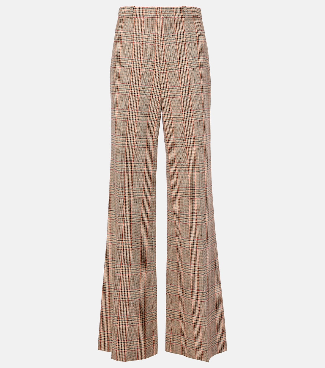 Prince of Wales check wide-leg pants | Chloé