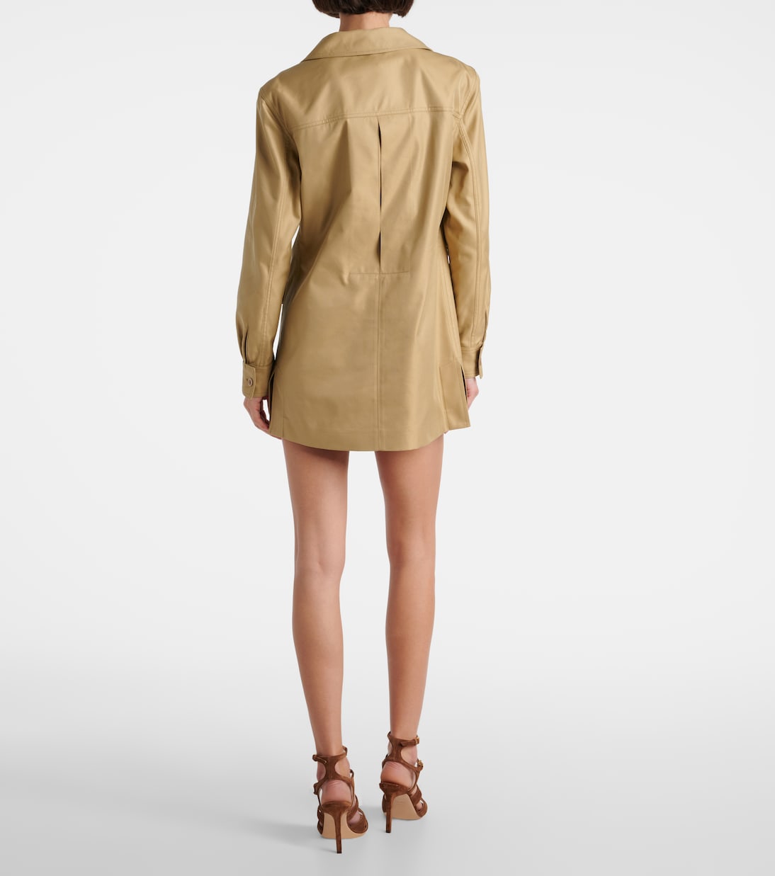 Abito corto Safari in cotone e seta | Tom Ford