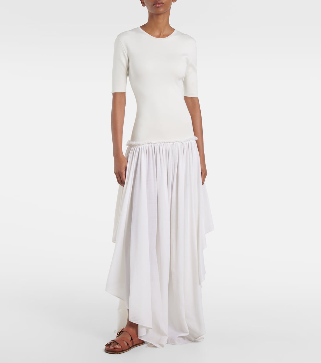 Sirona wool, silk, and linen maxi dress | Gabriela Hearst