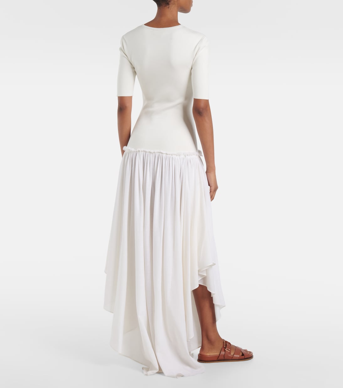 Sirona wool, silk, and linen maxi dress | Gabriela Hearst