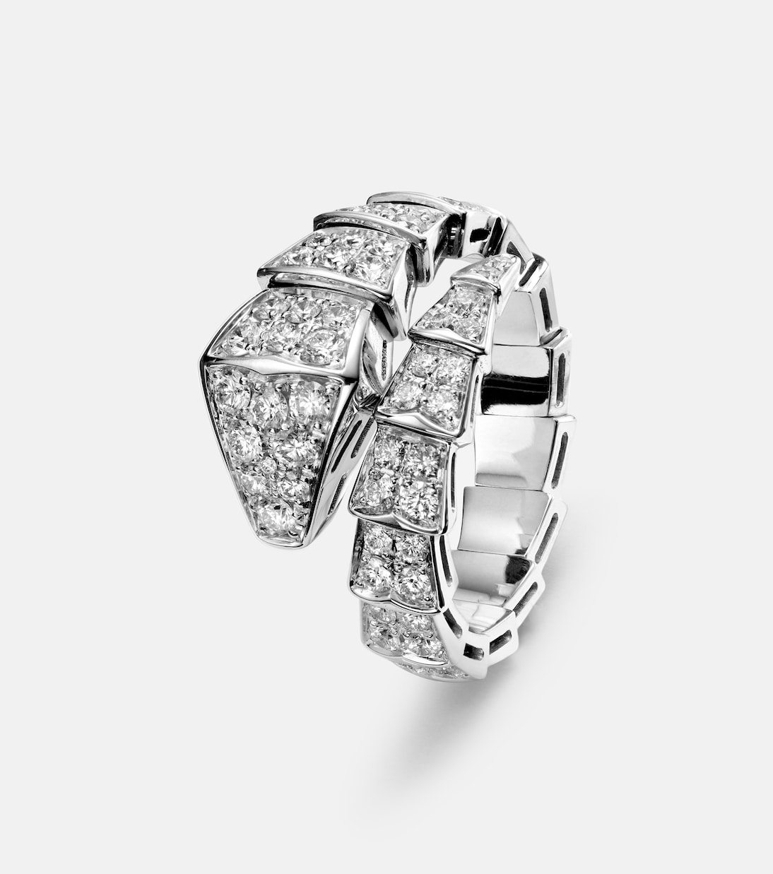 Bague Serpenti Viper en or blanc 18 ct et diamants | Bvlgari