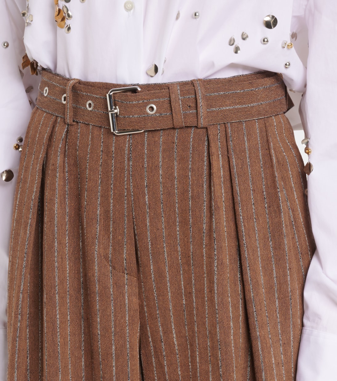 Pantaloni a gamba larga in misto lino | Dries Van Noten