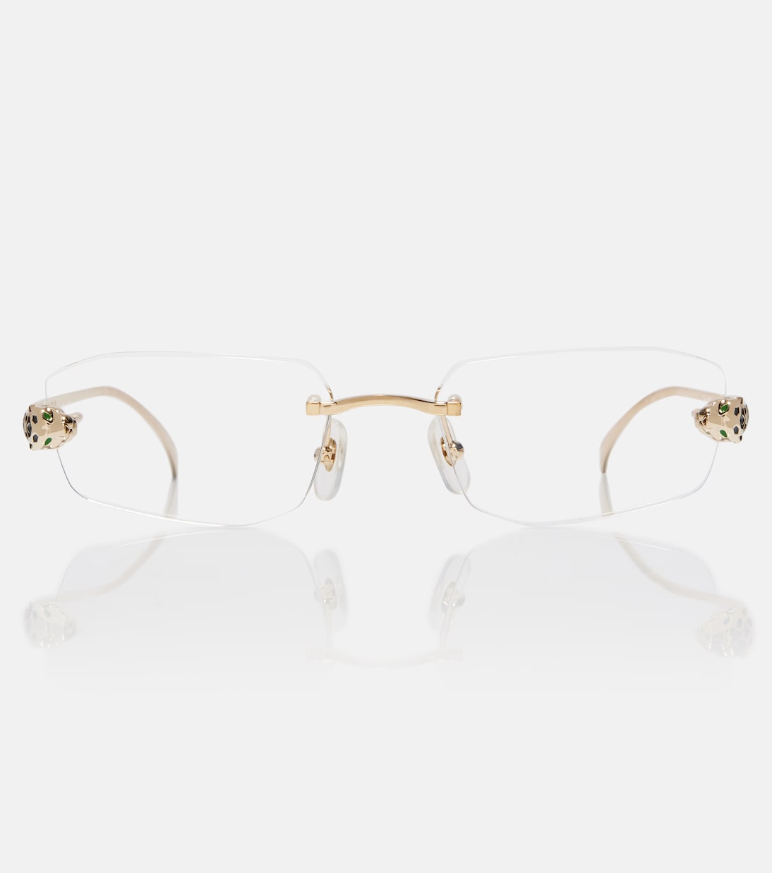 Panthère De Cartier rectangular glasses  | Cartier Eyewear Collection