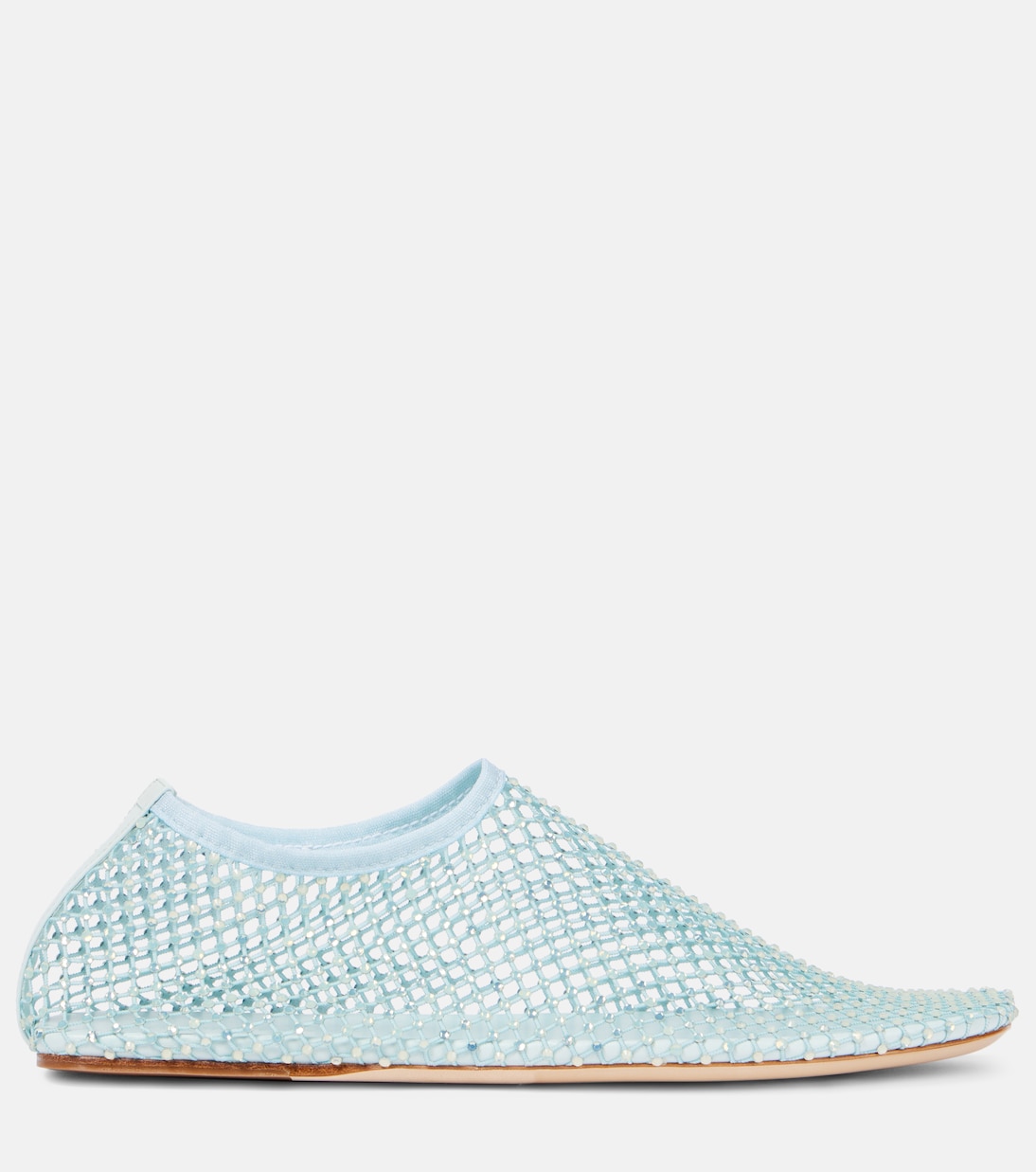 Pumps Minette in mesh con cristalli | Christopher Esber
