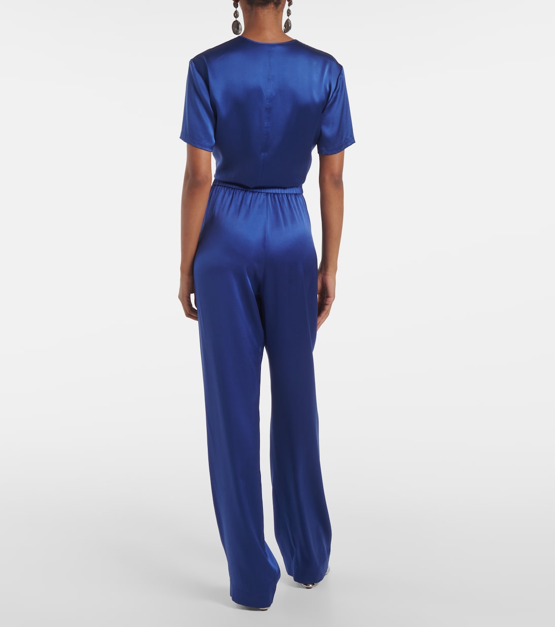 New Sahel silk straight pants | Joseph