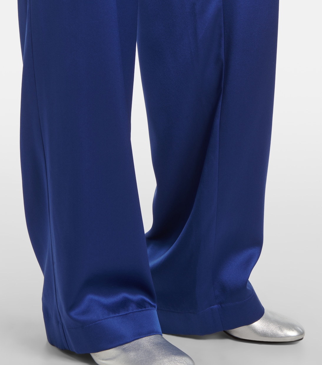 New Sahel silk straight pants | Joseph