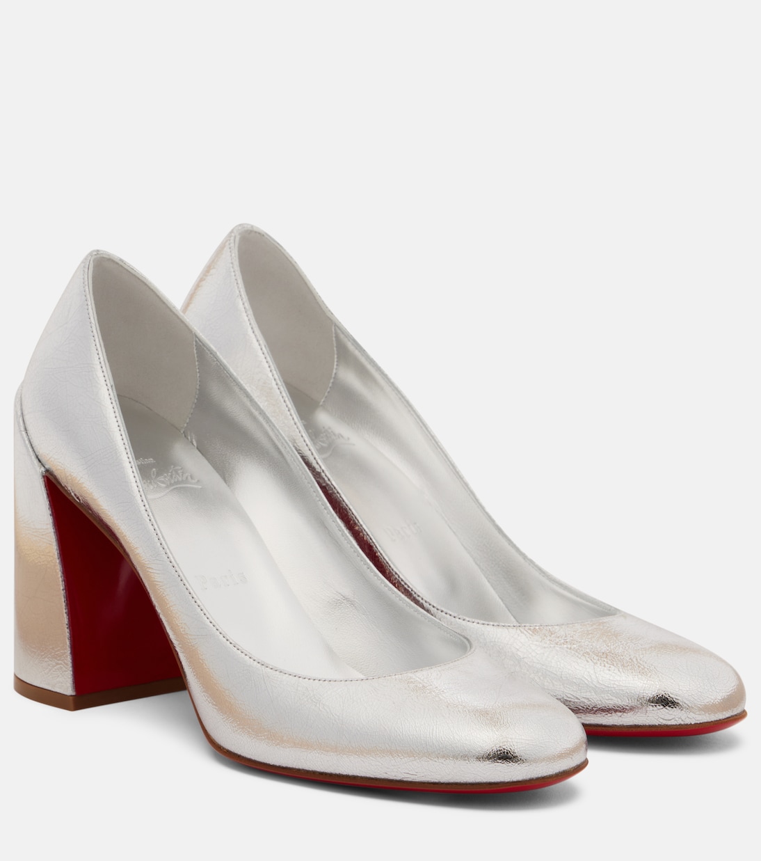 Pumps Miss Sab 85 aus Metallic-Leder | Christian Louboutin