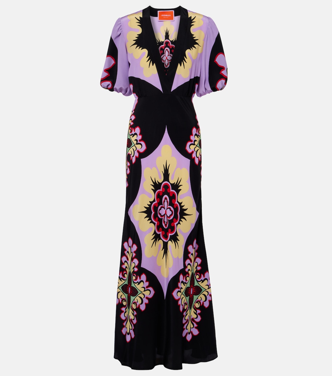 Maxikleid Marlene Placée aus Seide | La DoubleJ