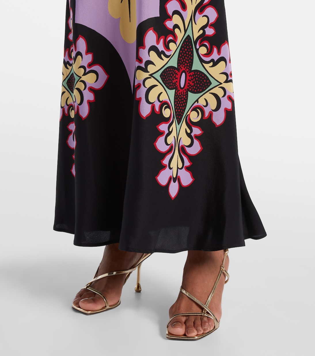 Maxikleid Marlene Placée aus Seide | La DoubleJ