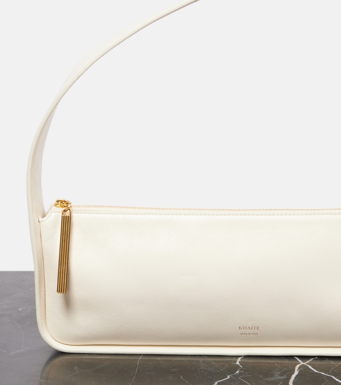 Lori Small leather shoulder bag | Khaite