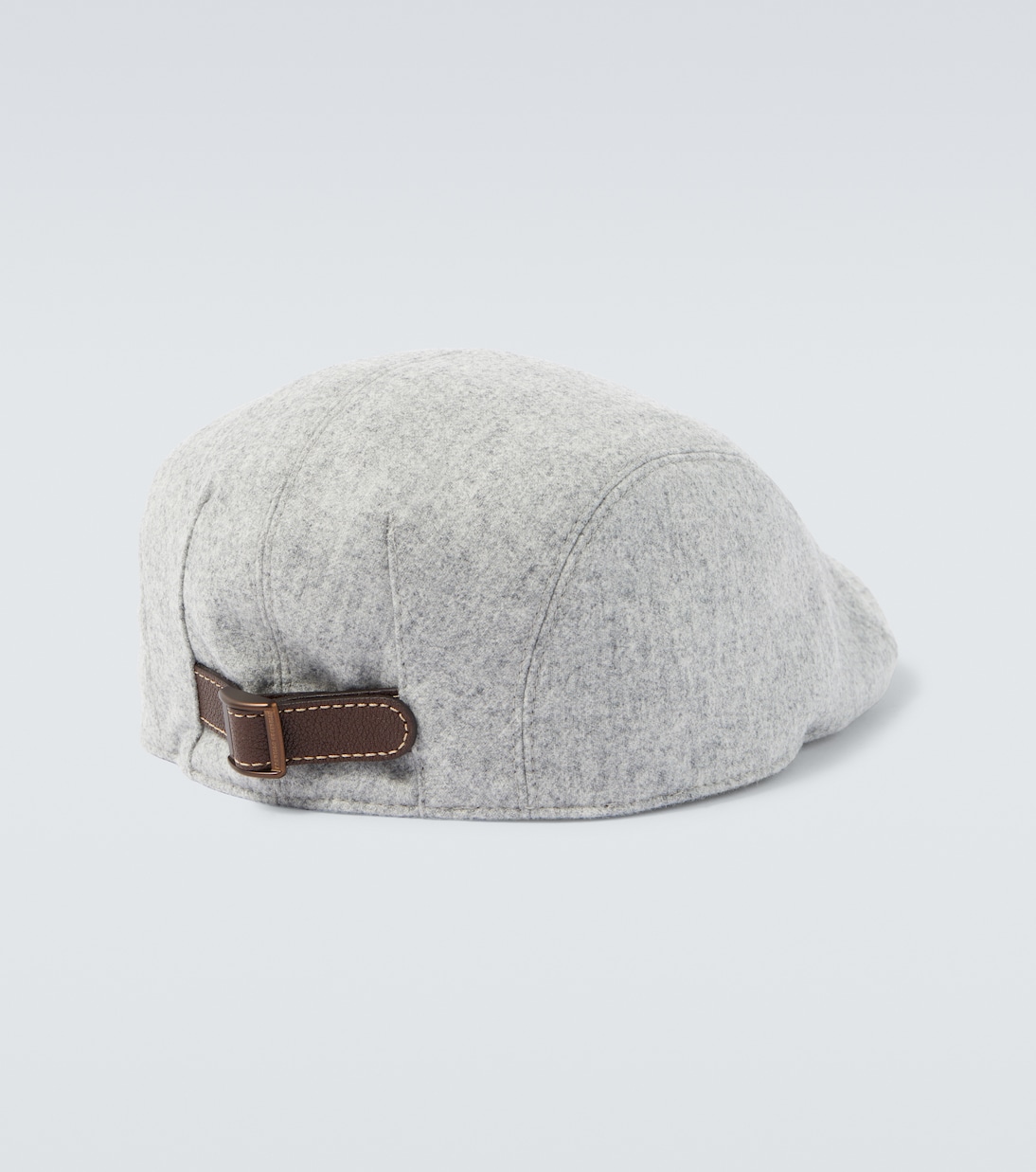 Bestickte Baseballcap aus Flanell | Brunello Cucinelli