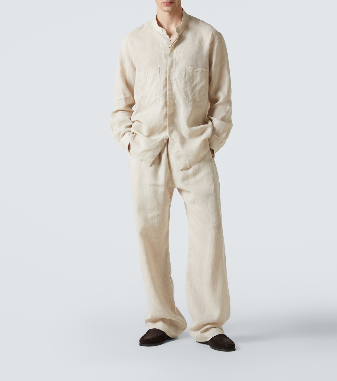 Pantalon ample en lin | Saman Amel