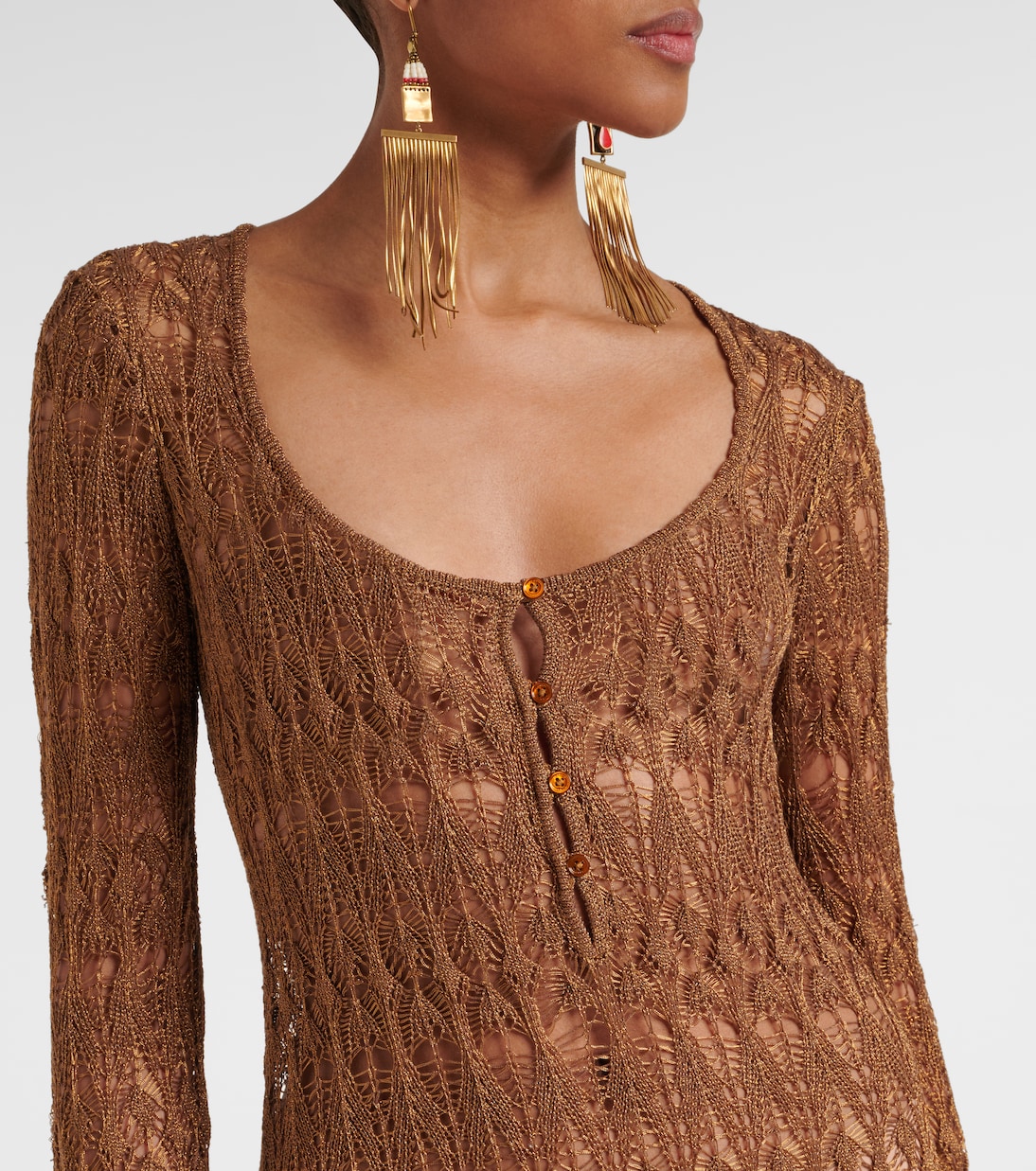 Abito corto Pia in crochet | Isabel Marant