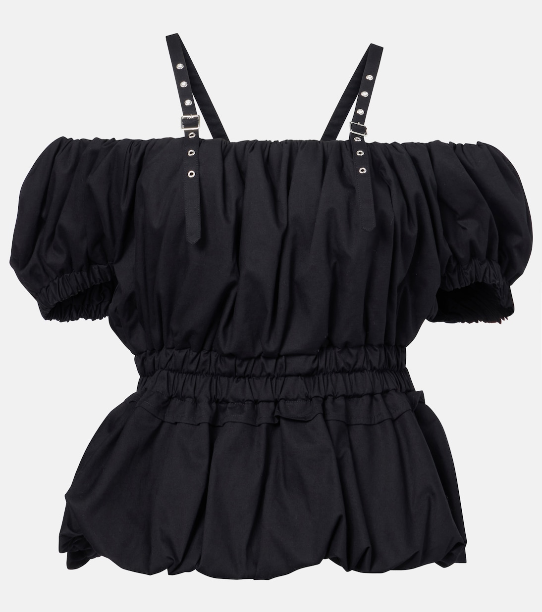 Top in popeline di cotone | Noir Kei Ninomiya