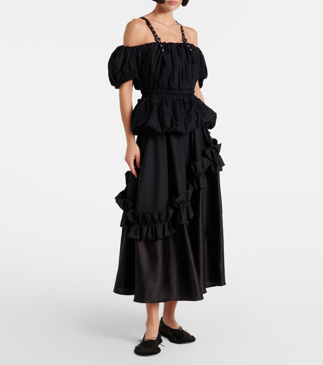 Top in popeline di cotone | Noir Kei Ninomiya