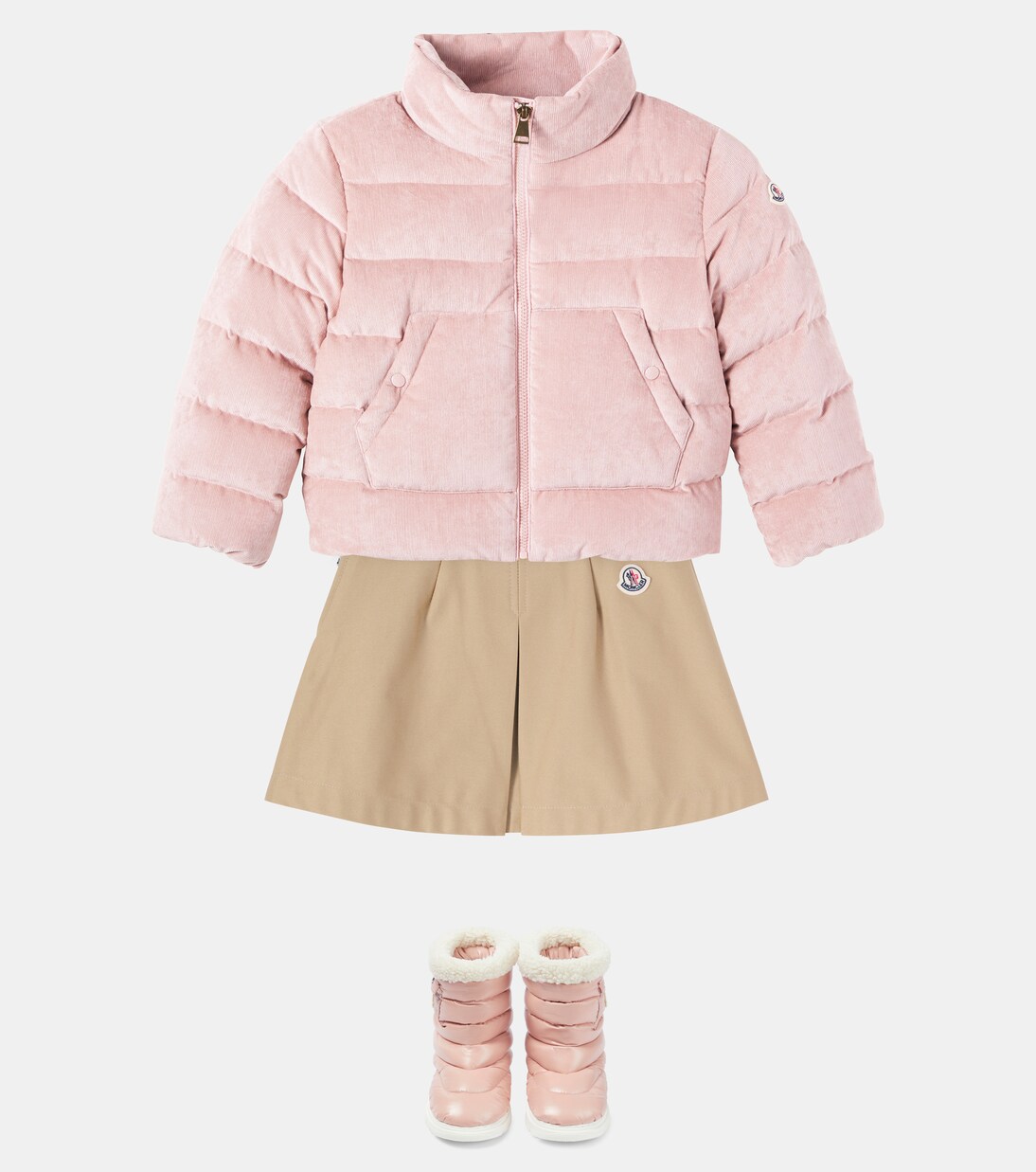 Daunenjacke Marth aus Cord | Moncler Enfant