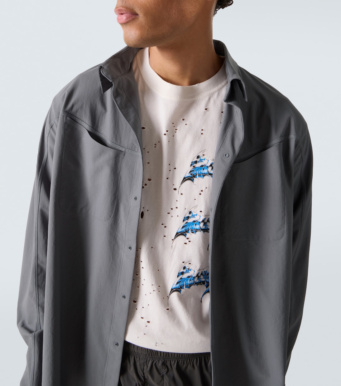 Camisa PeaceShell River de sarga técnica | Satisfy
