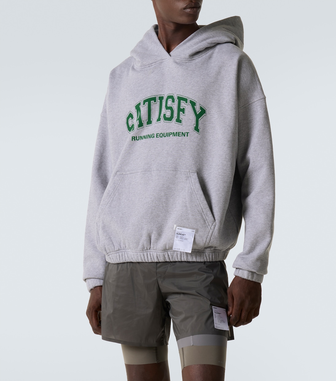 Sweat-shirt à capuche en coton à logo | Satisfy