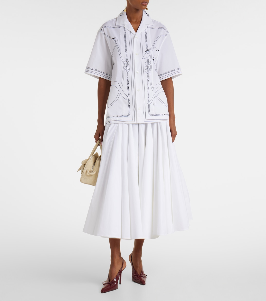 Chemise Jean printed cotton shirt | Jacquemus