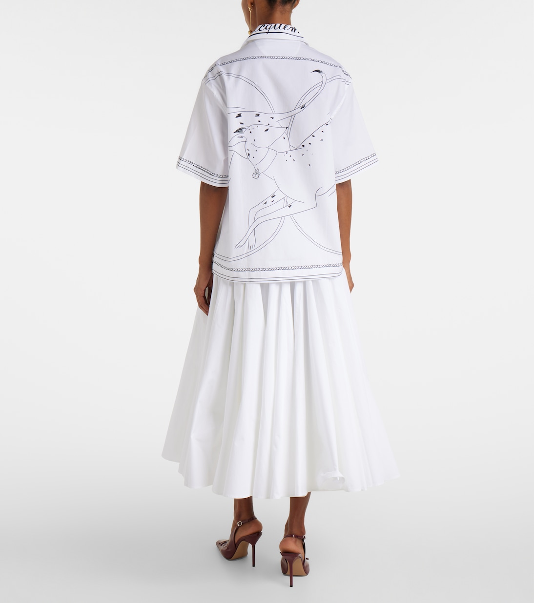Chemise Jean printed cotton shirt | Jacquemus