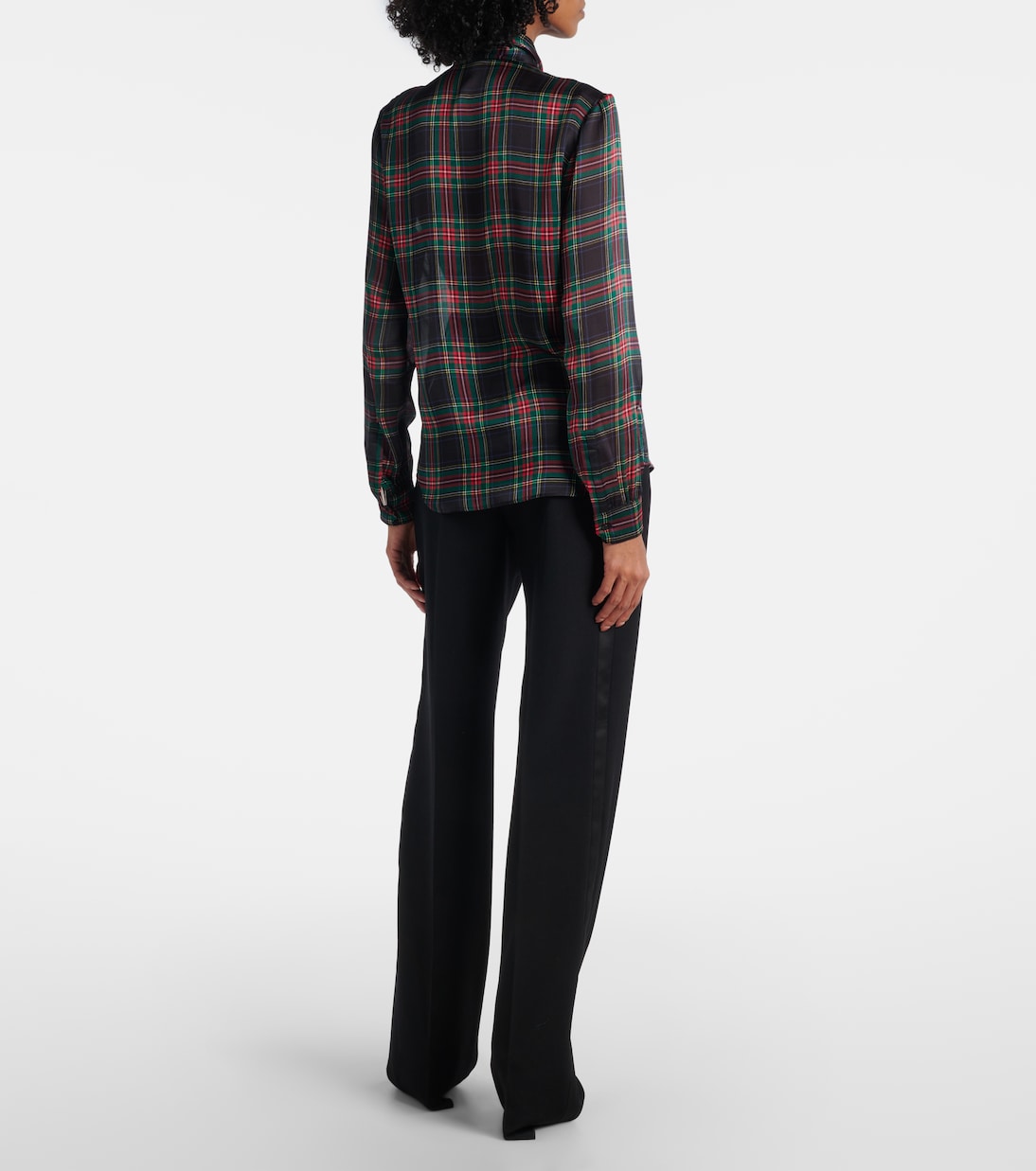 Bluse Lavallière aus Seide  | Saint Laurent