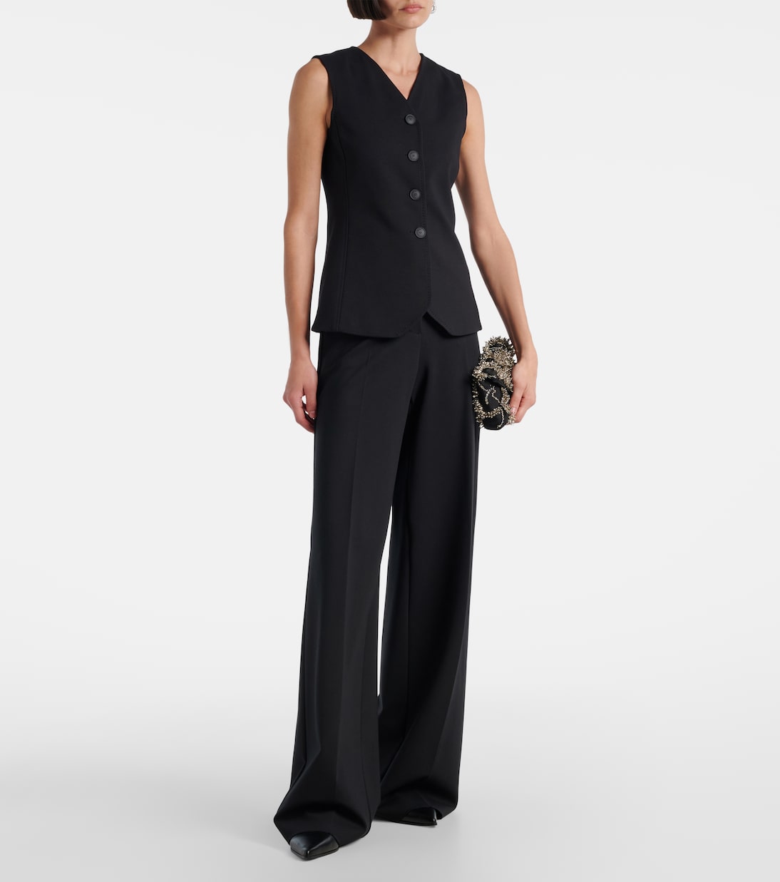 Biada high-rise wide-leg pants | Max Mara