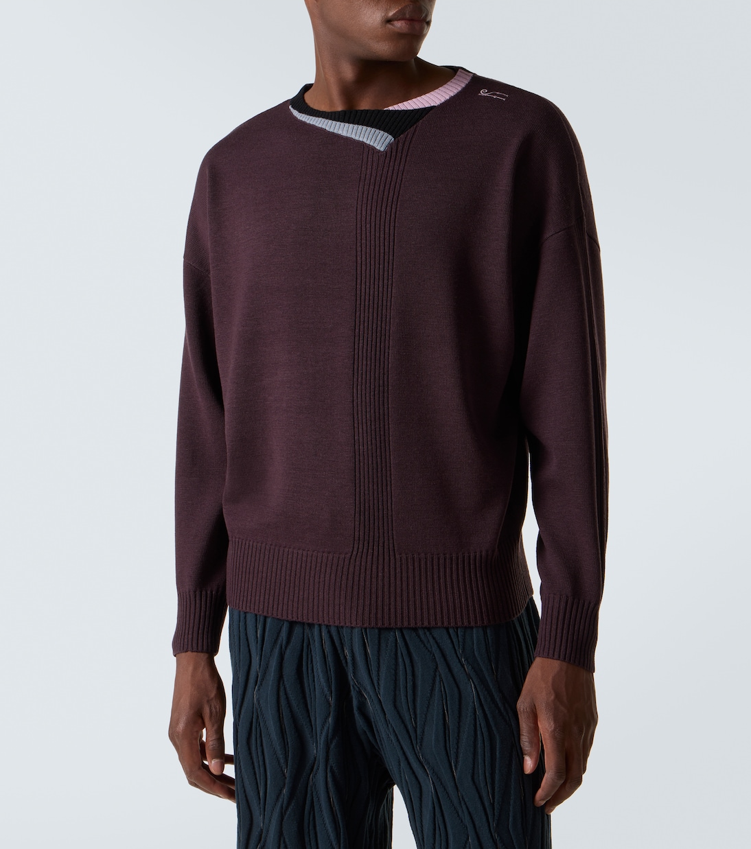 Pull en laine et soie | Kiko Kostadinov