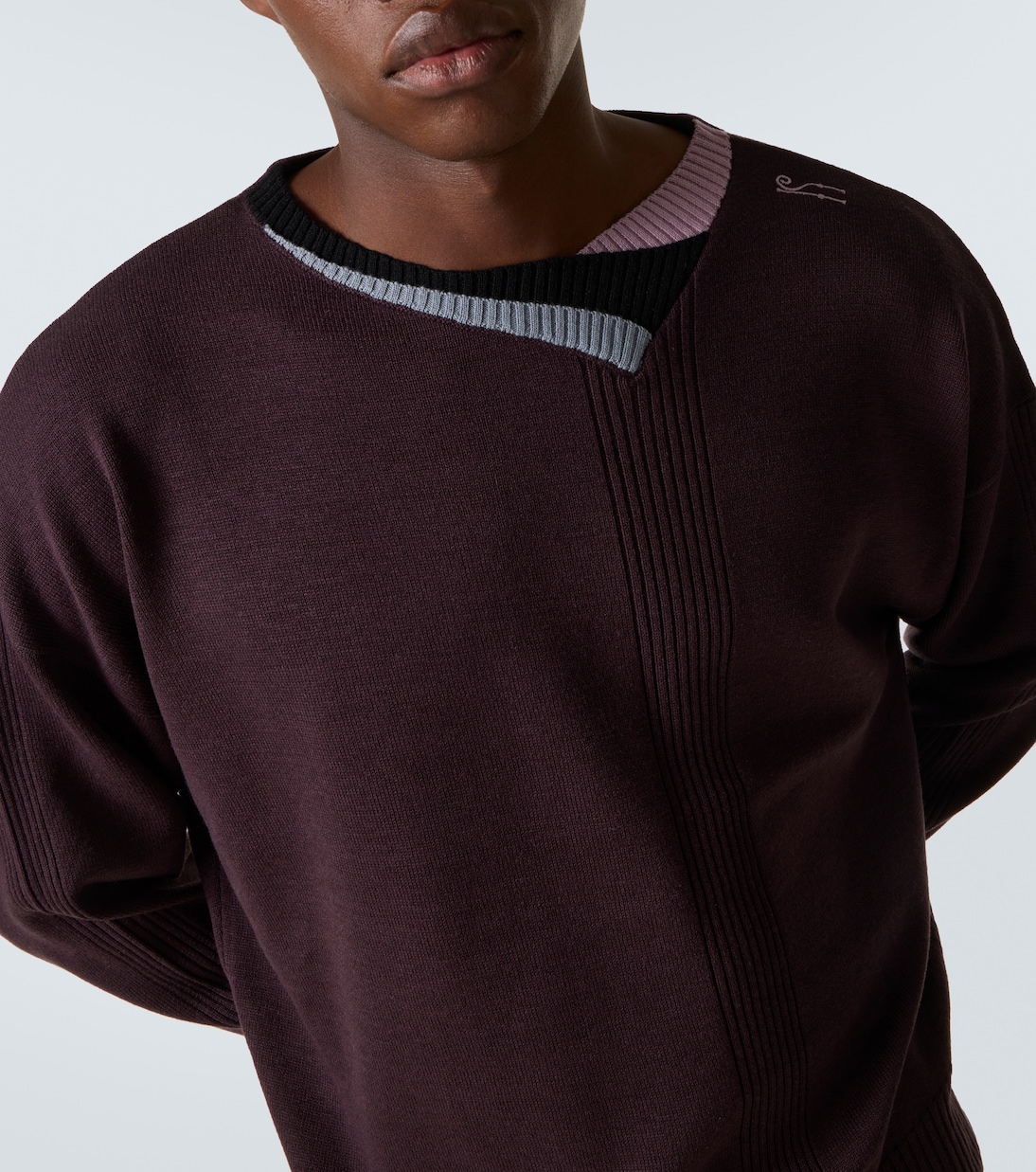 Pull en laine et soie | Kiko Kostadinov