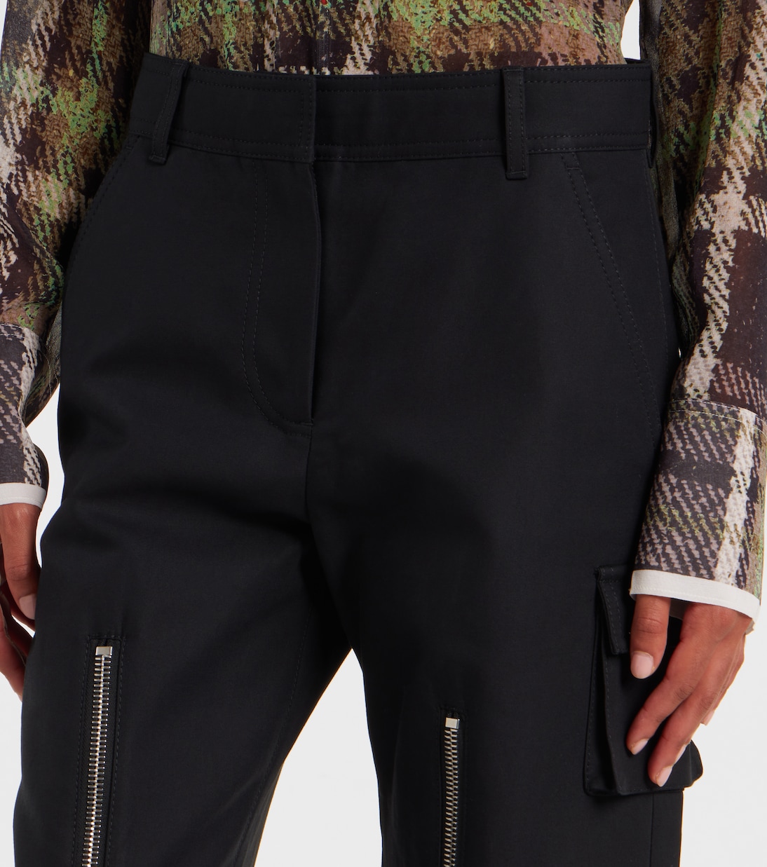 Pantalones en satén de algodón | Acne Studios
