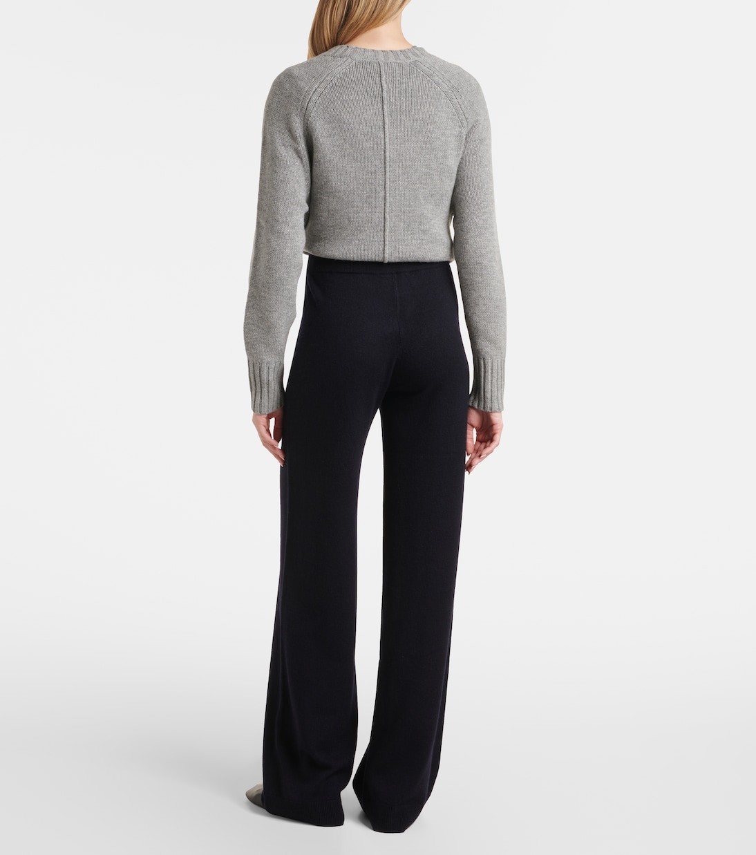 Wool and cashmere straight pants  | Jardin des Orangers