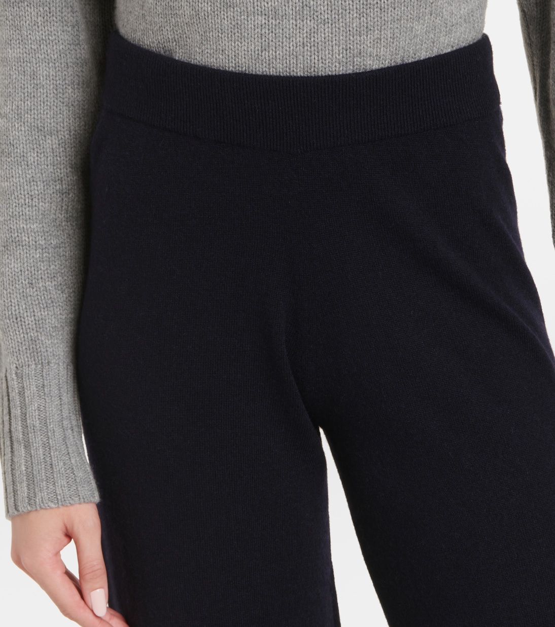 Wool and cashmere straight pants  | Jardin des Orangers