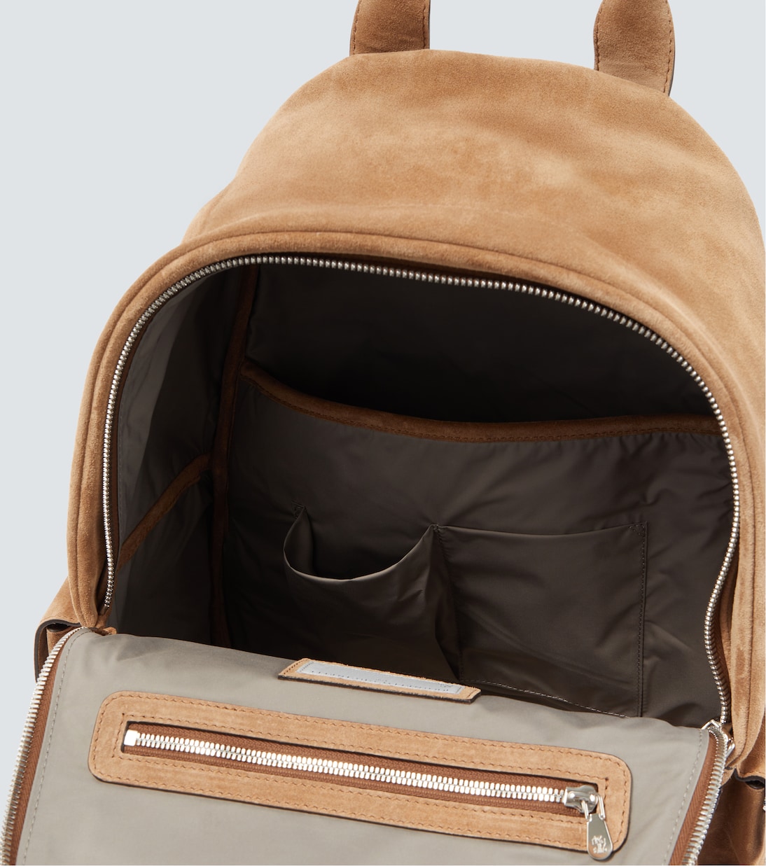Rucksack aus Veloursleder | Brunello Cucinelli