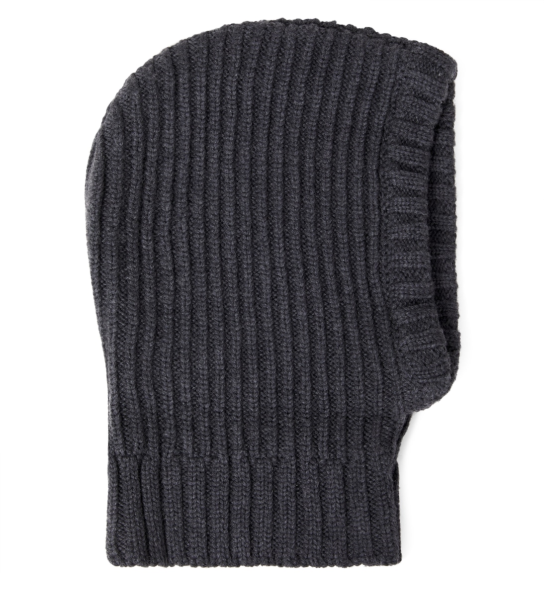 Woolao ribbed-knit wool hood | Wheat