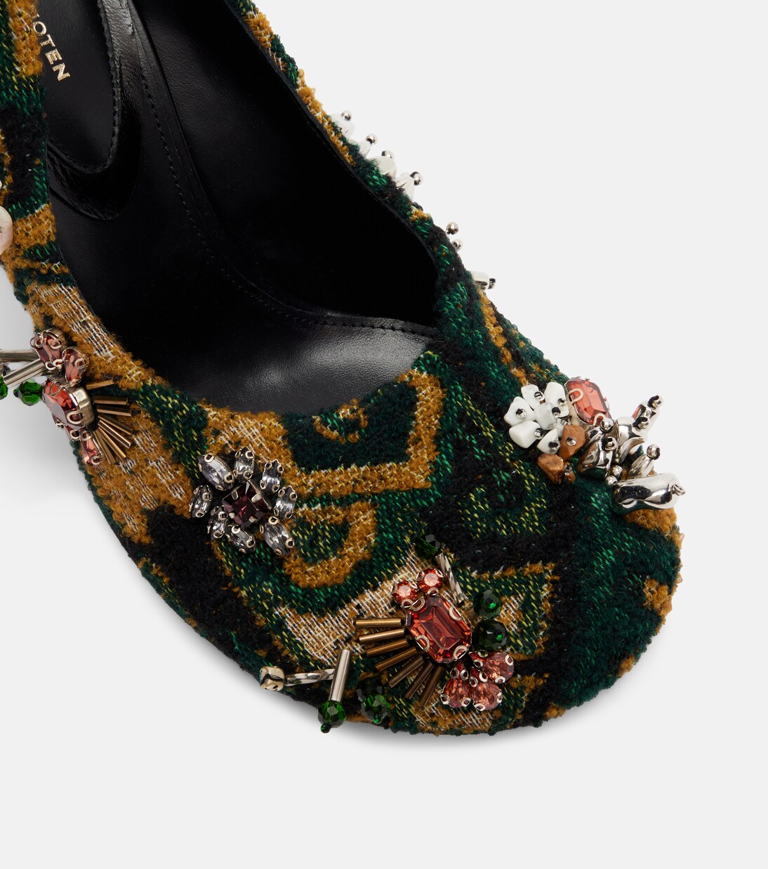 Embellished jacquard pumps | Dries Van Noten