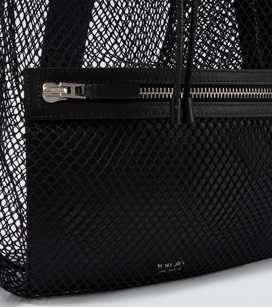 Leather-trimmed backpack | Tom Ford