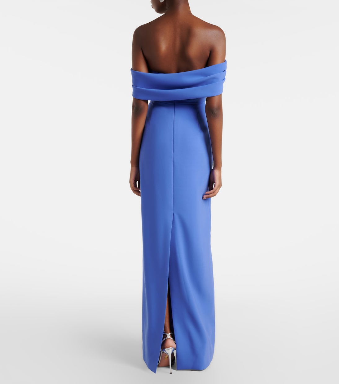 Off-Shoulder-Robe aus Crêpe | Carolina Herrera