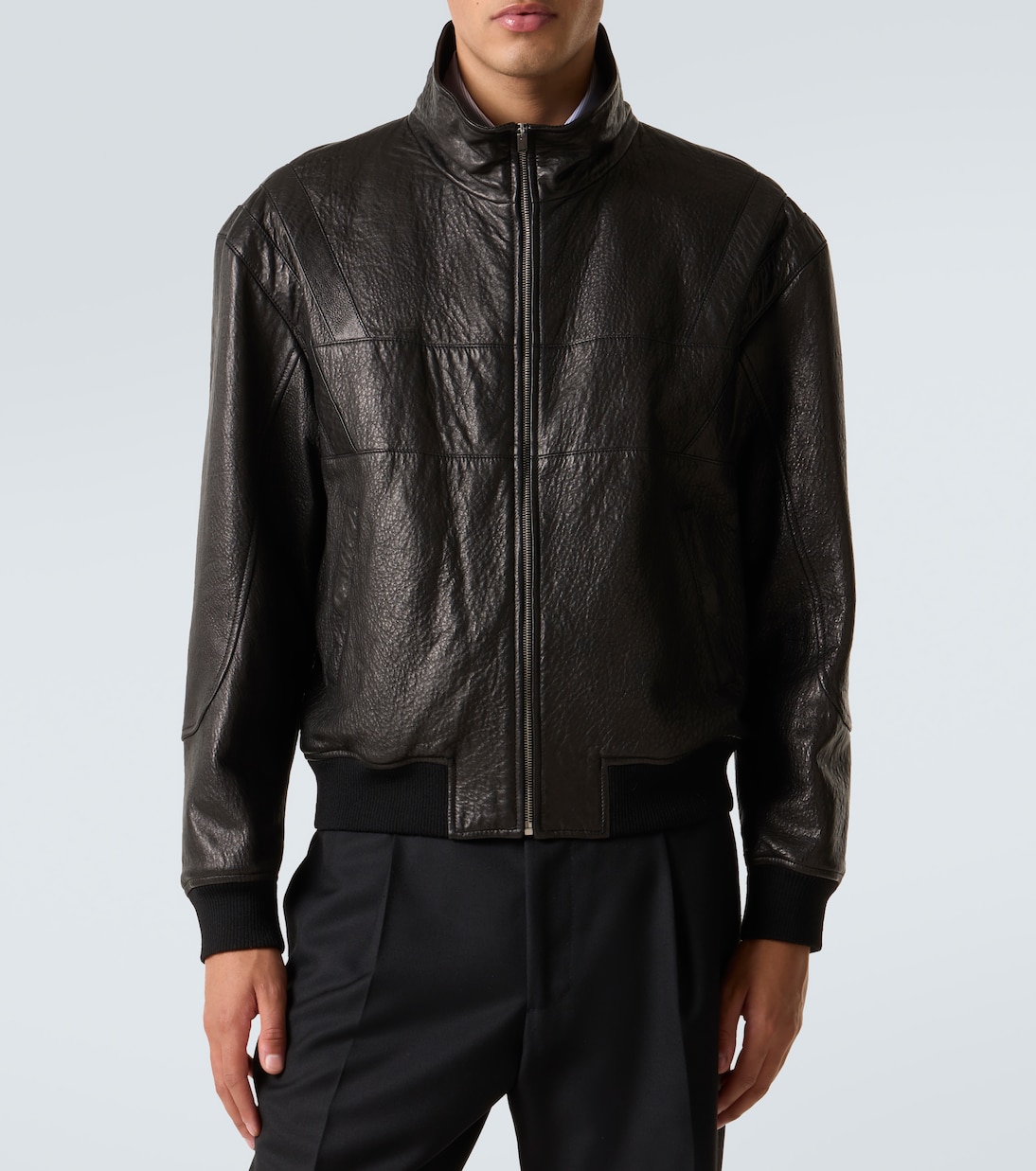 Bomberjacke aus Leder | Saint Laurent