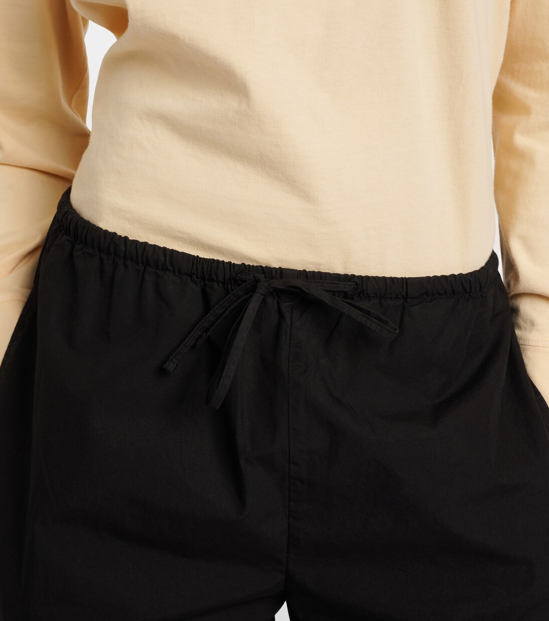 Kyoto cropped cotton wide-leg pants | Leset