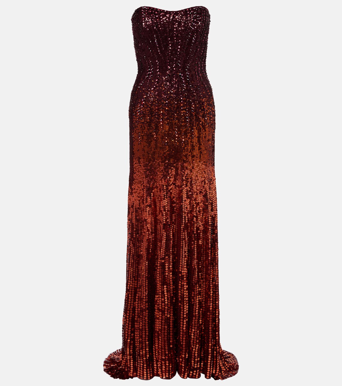 Lior缀饰紧身胸衣式长礼服 | Jenny Packham