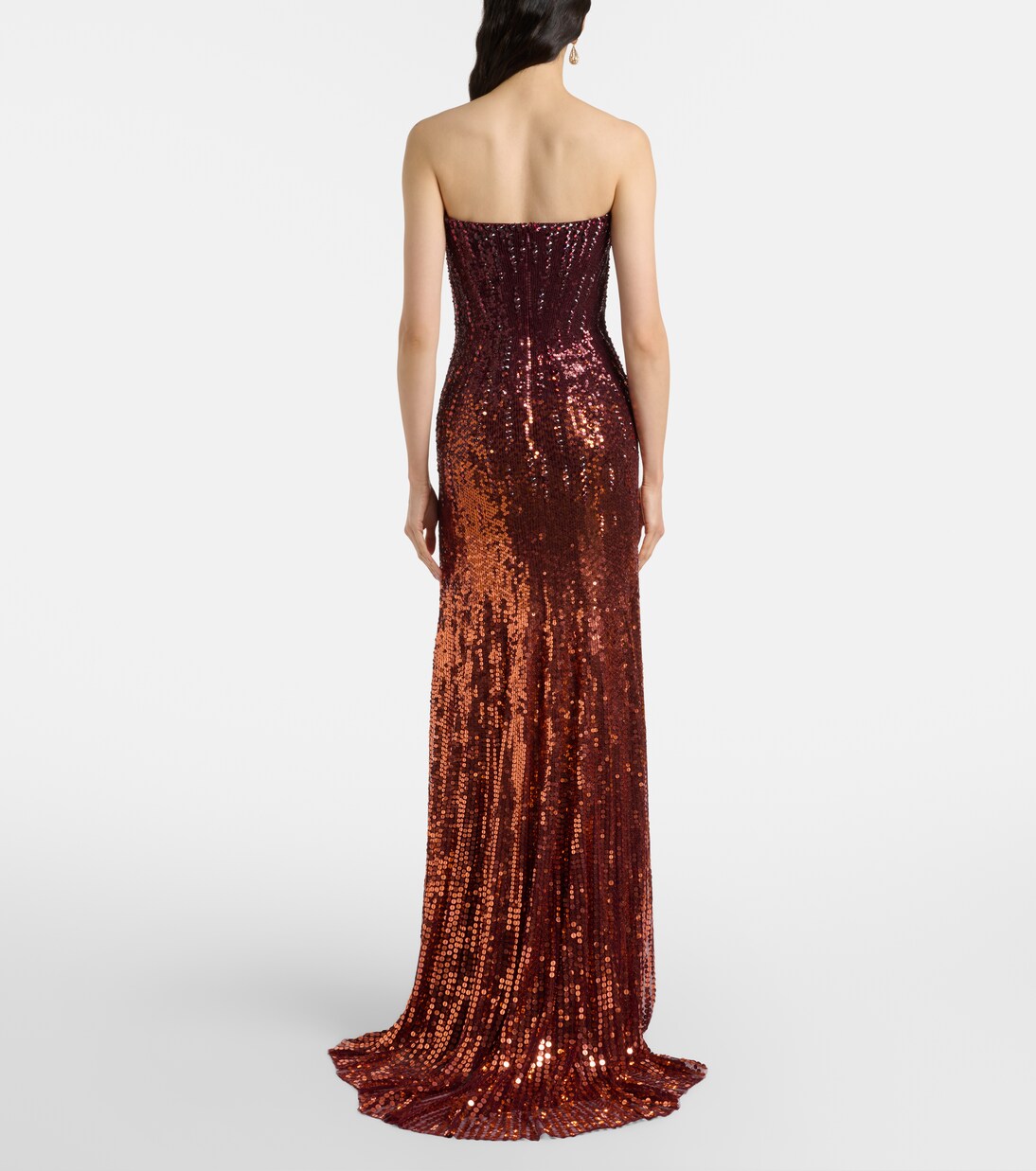 Lior缀饰紧身胸衣式长礼服 | Jenny Packham